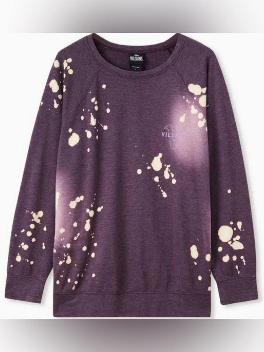 NWT Disney X Torrid Villains Tie-Dye Sweatshirt - Torrid Size 4 (4X, 26)